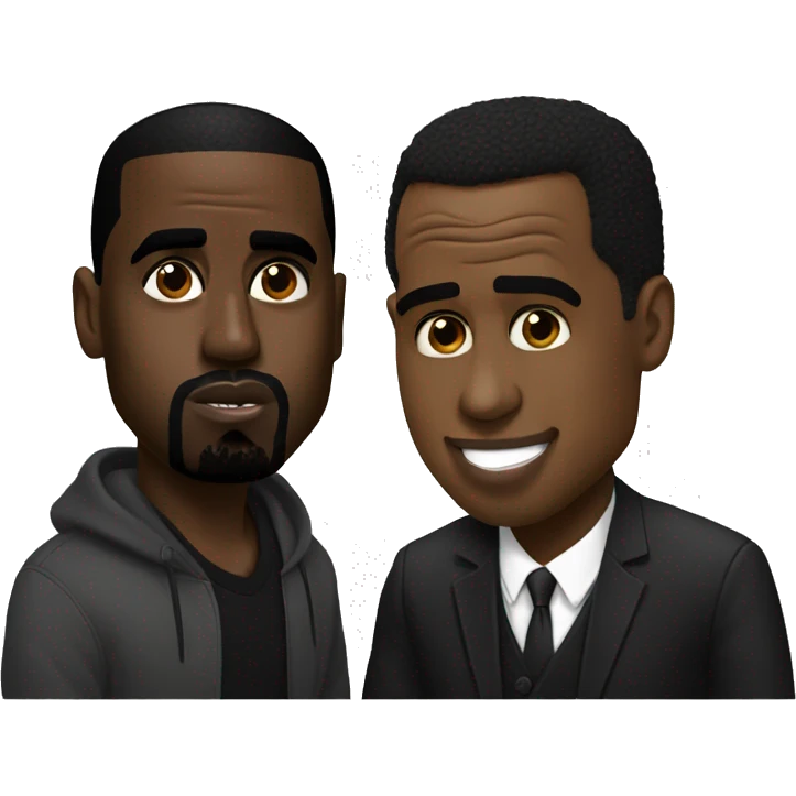 Kanye West with Sean Diddy Combs emoji