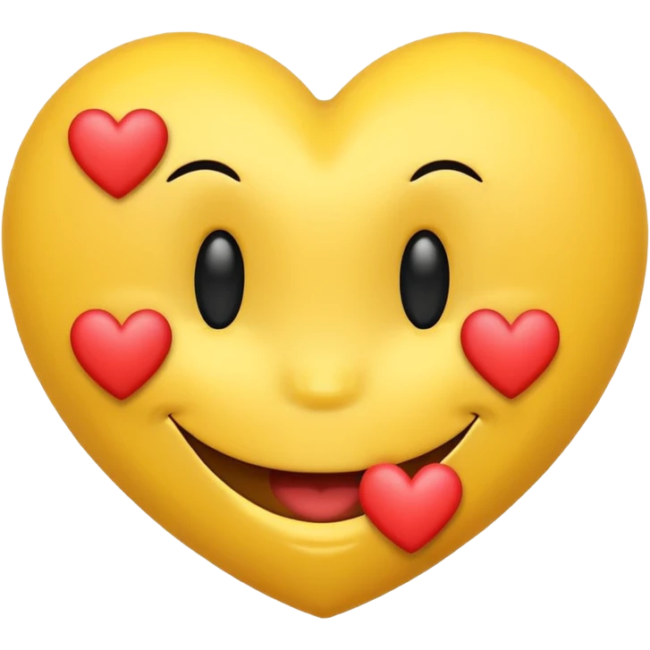 Smiley face with heart emoji