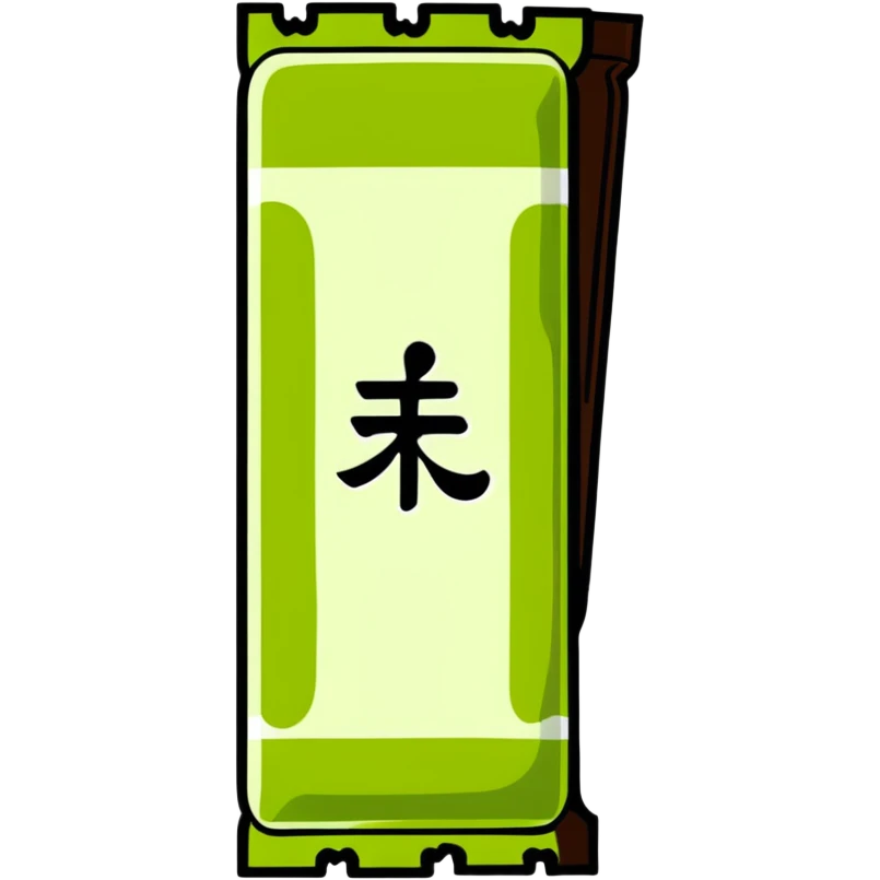 matcha chocolate bar emoji