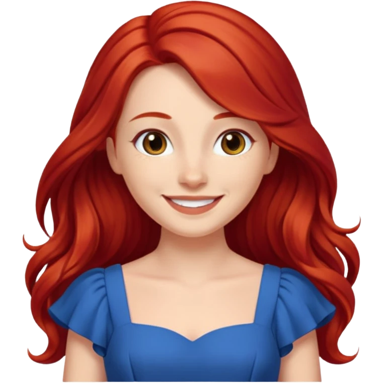 Anna from the Frozen movie emoji