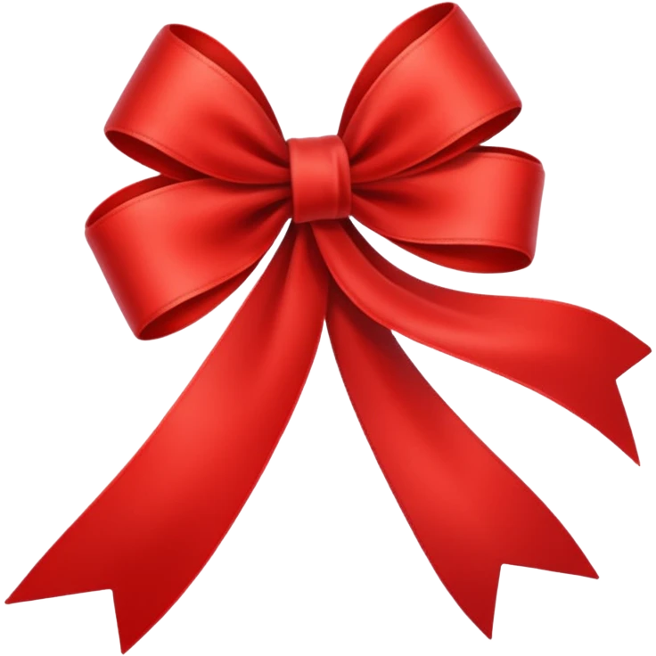 red ribbon emoji