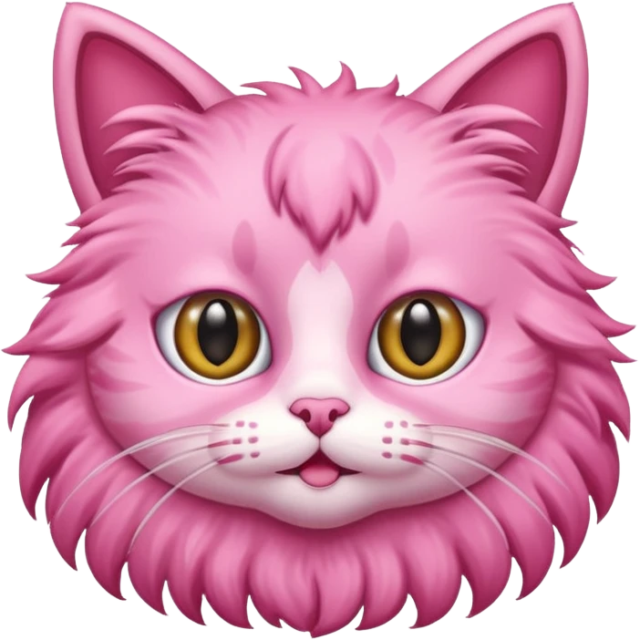 Pink cat emoji