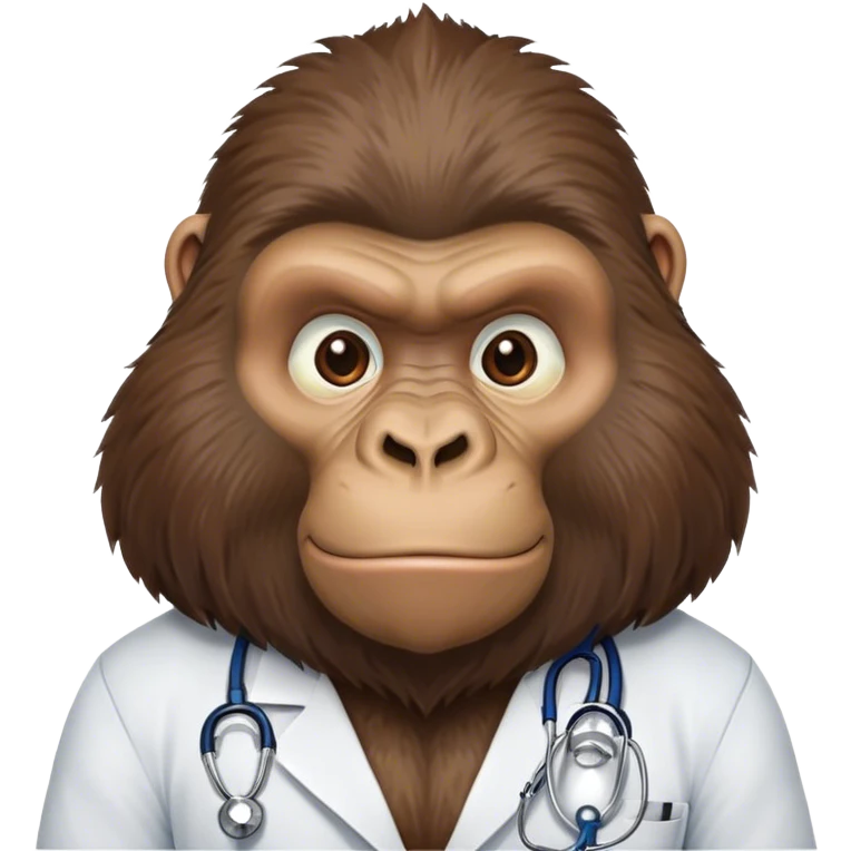 Doctor gorilla emoji