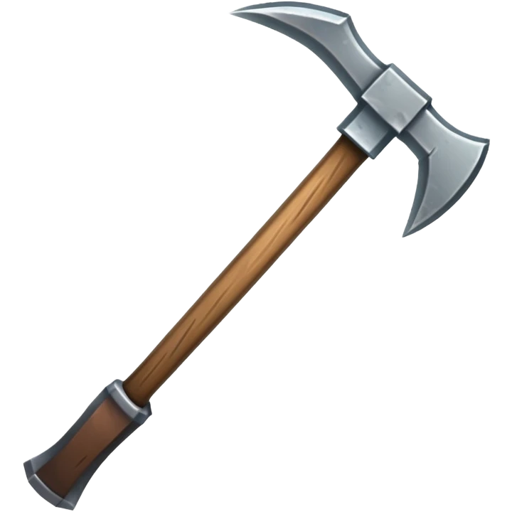 Minecraft pickaxe emoji
