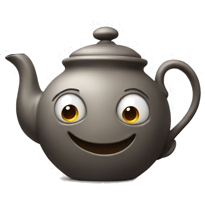 Crazy teapot emoji