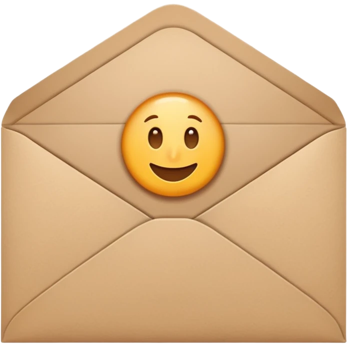 card with brown envelope emoji