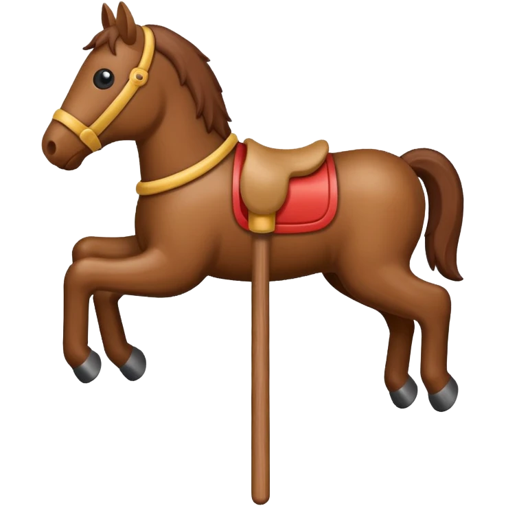horse stick toy emoji