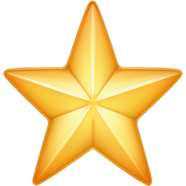 star in burgundy color emoji