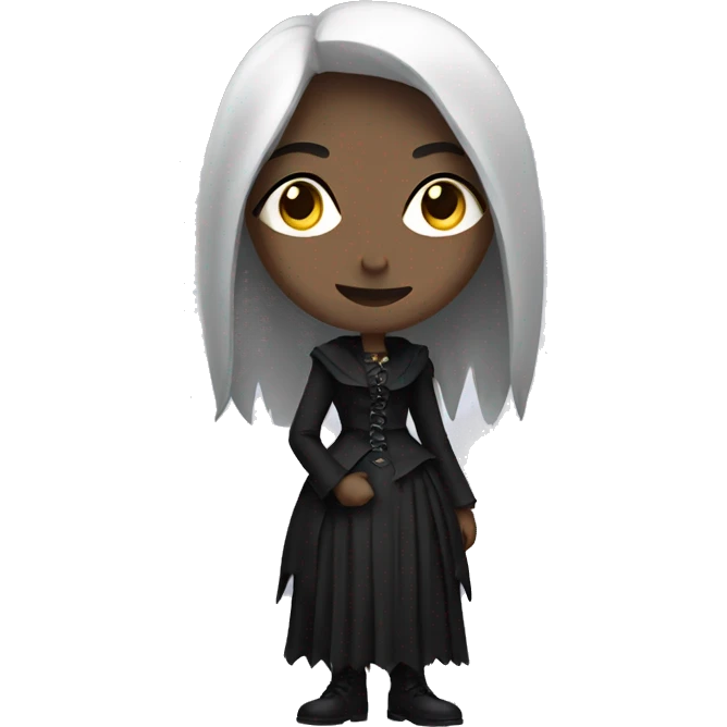 Gothic woman standing emoji