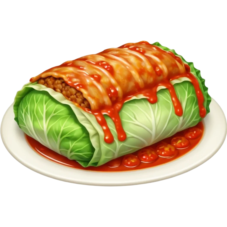 Cabbage roll emoji