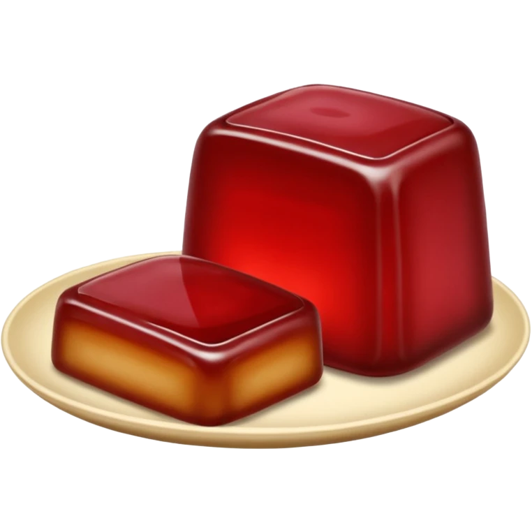 Red Bean Paste Jelly emoji