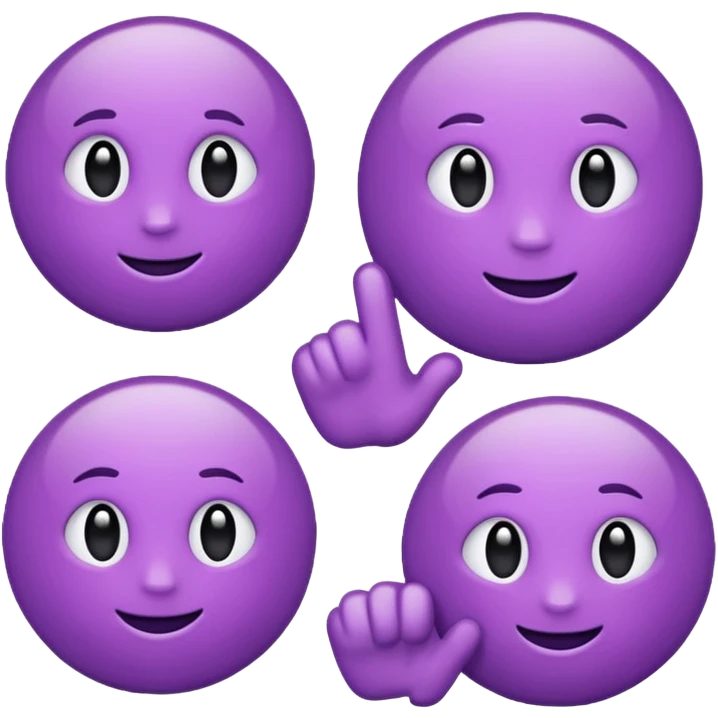 Smm purple emoji