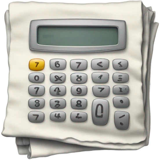 napkin calculator emoji