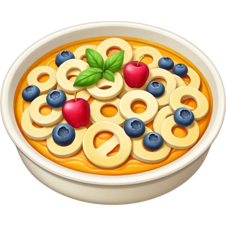 High resolution of a food dish emoji