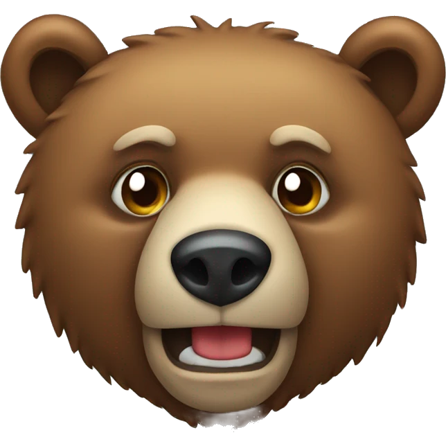 bear head animal emoji