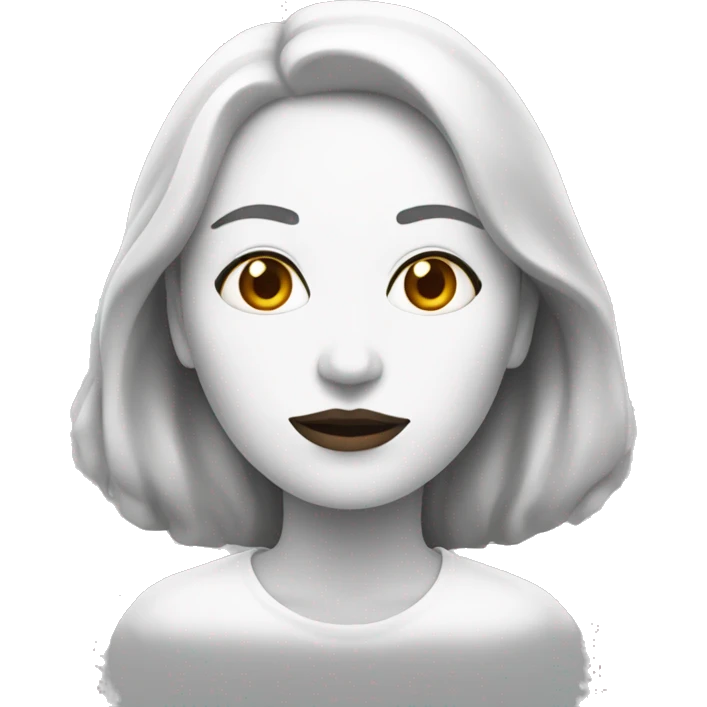 Mujer blanca fumando emoji