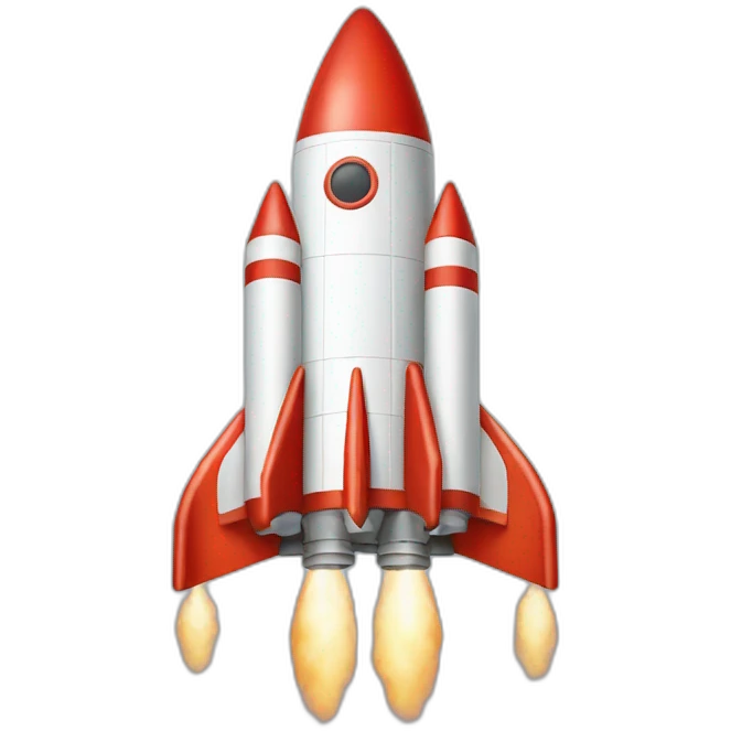 Rocket ship emoji