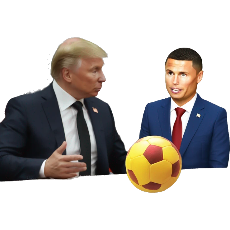 Vladimir Poutine parle à Ronaldo  emoji