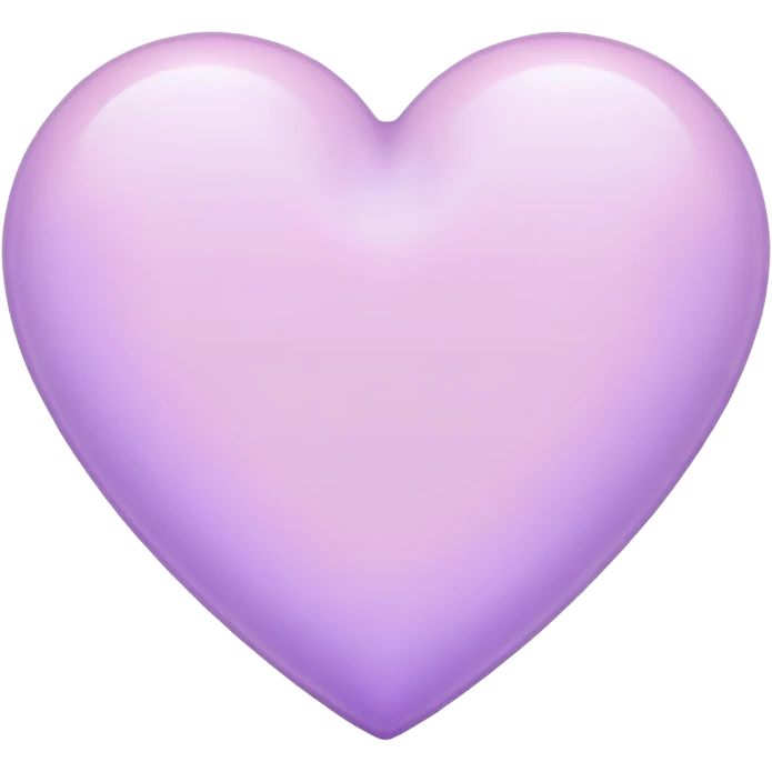 Heart pastel purple emoji