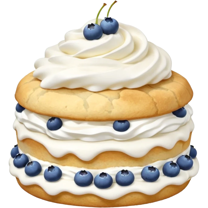 blueberry shortcake emoji