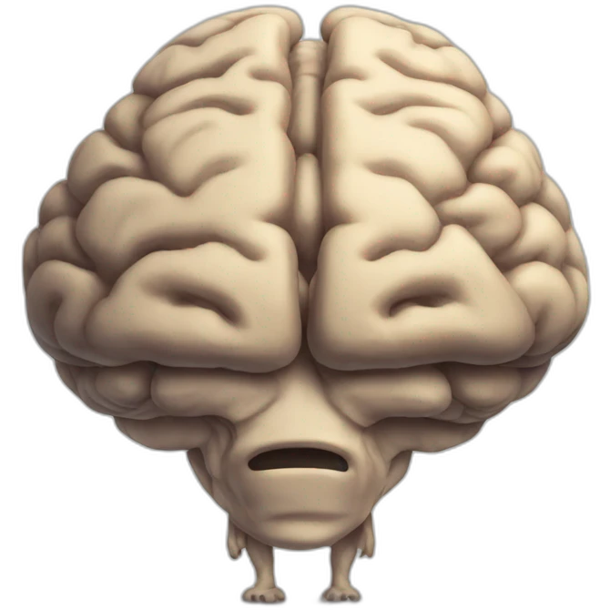 Big brain martian emoji