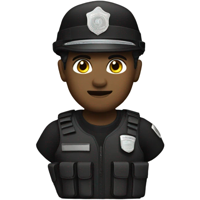 SWAT cop emoji