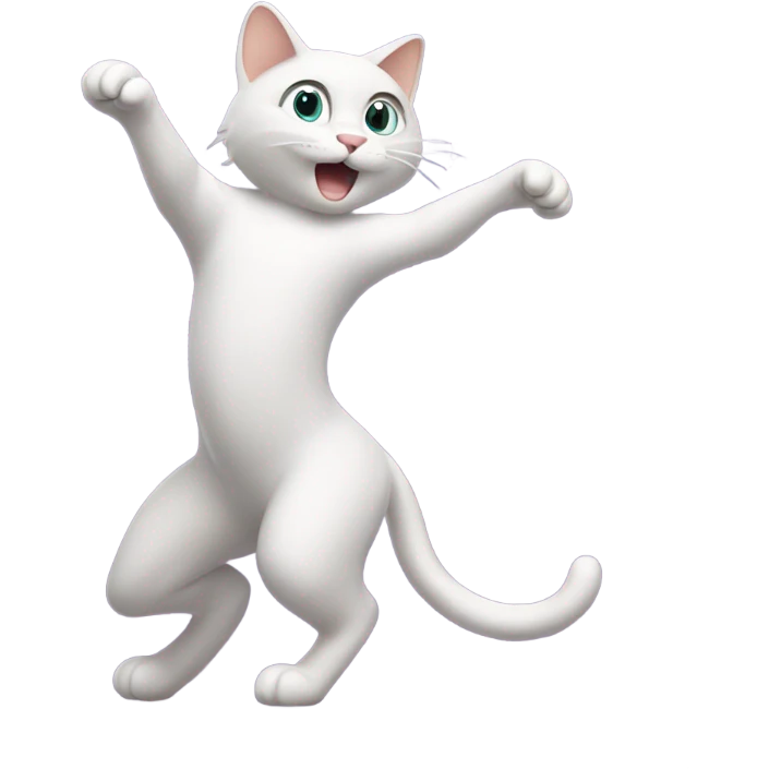 Cat dancing  emoji