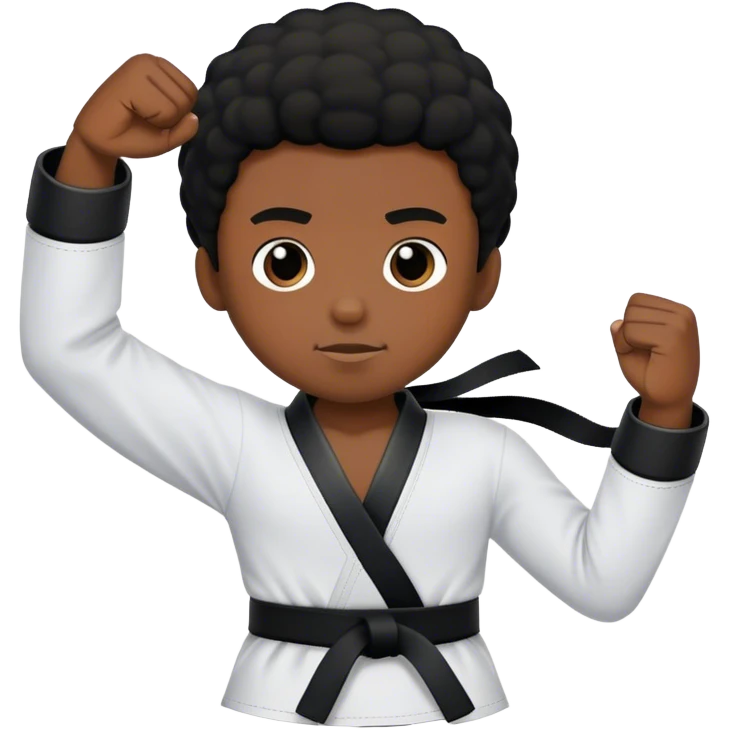 Karate kid black belt named Kaedyn emoji