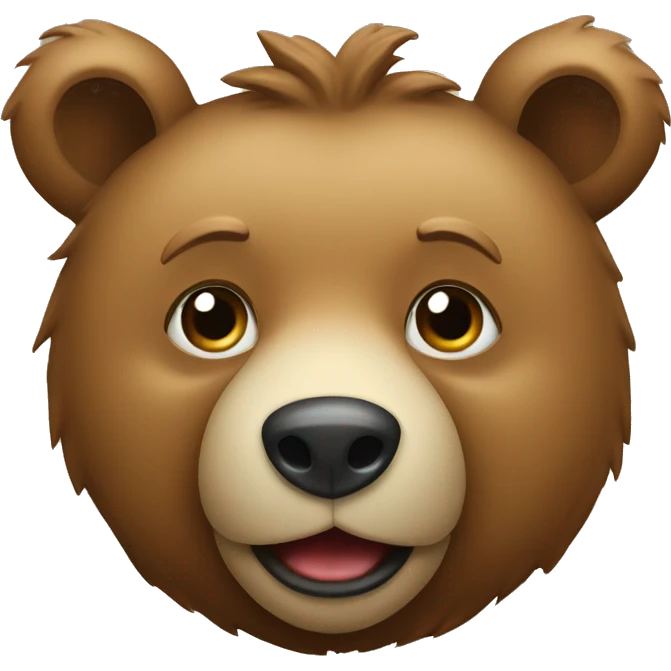 Bear good fruit emoji