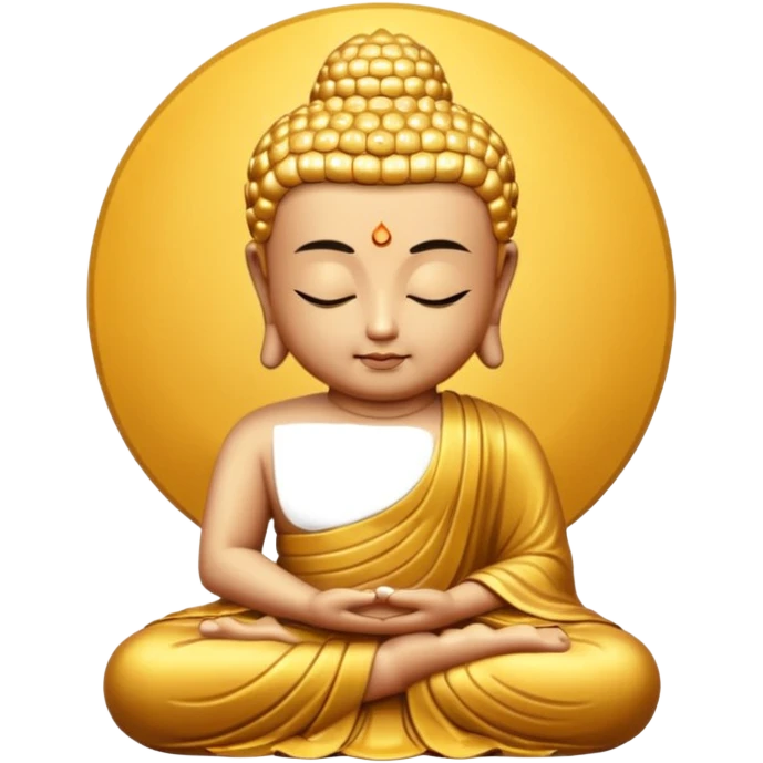 Buddha's smile emoji