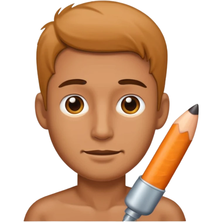 Guy gooning and edging with his dick emoji