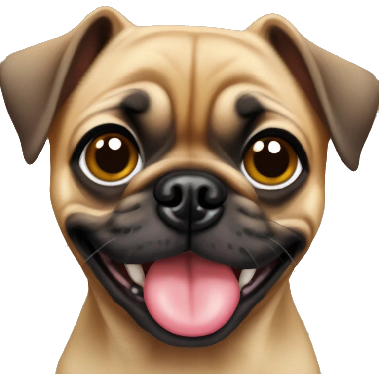 MinPin pug mix  emoji
