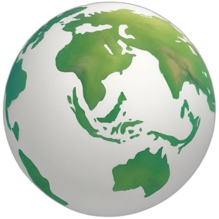 globe with asia side emoji