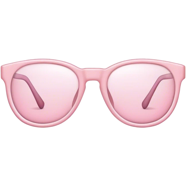 light pink glasses emoji