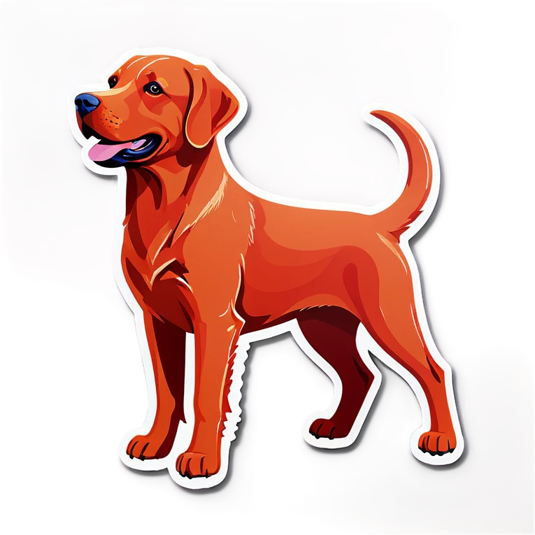 Red Labrador  emoji