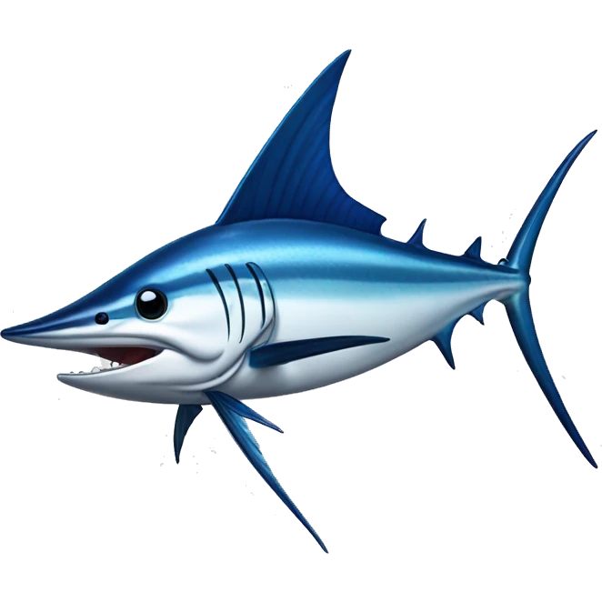 Blue marlin emoji