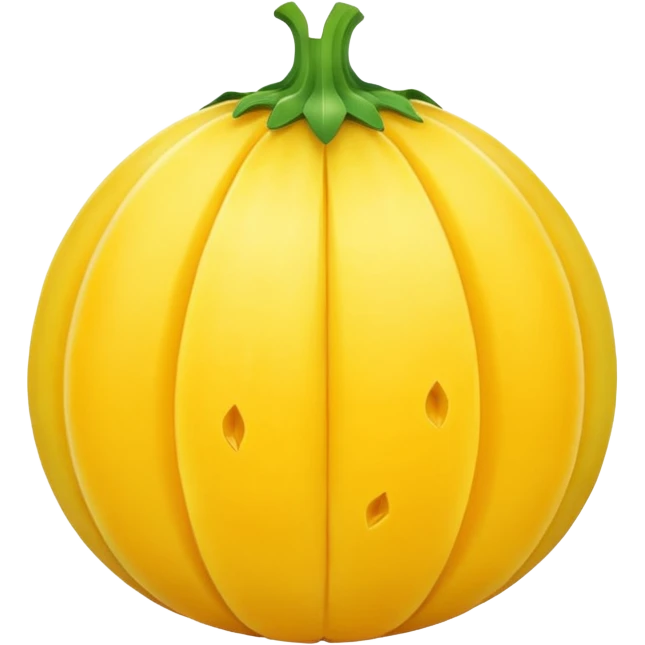 whole yellow melon  emoji