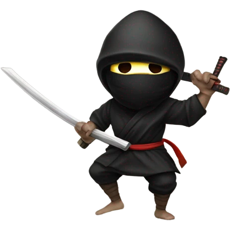 shiitake mushroom ninja  emoji