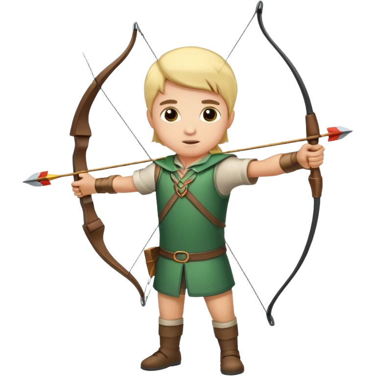 a kid archer emoji