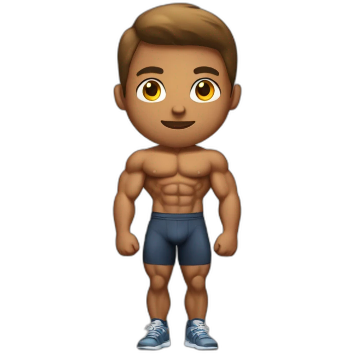 Teenage-boy-bodybuilder emoji