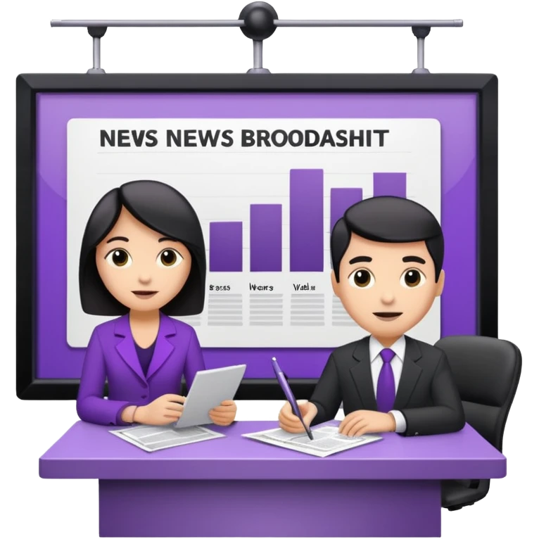 news white and purple emoji