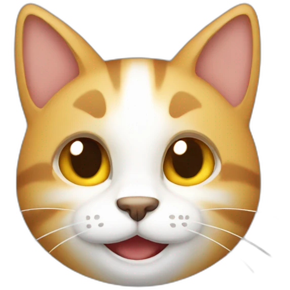 Gato riendo emoji