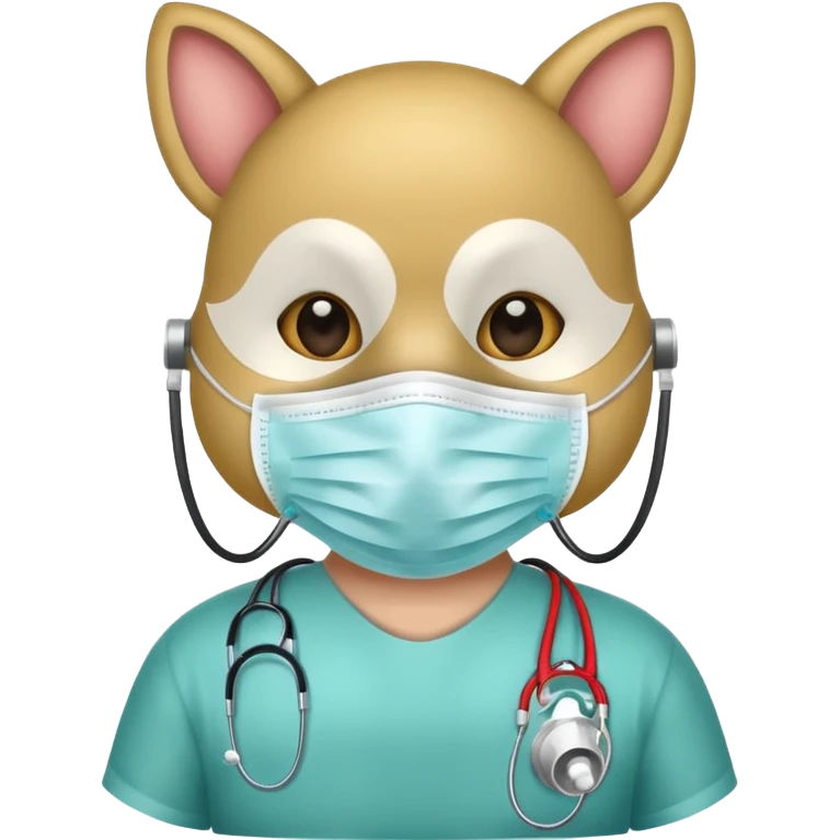 Animal Wearing Medical Mask emoji