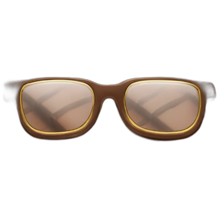 chocolate bar with glasses emoji