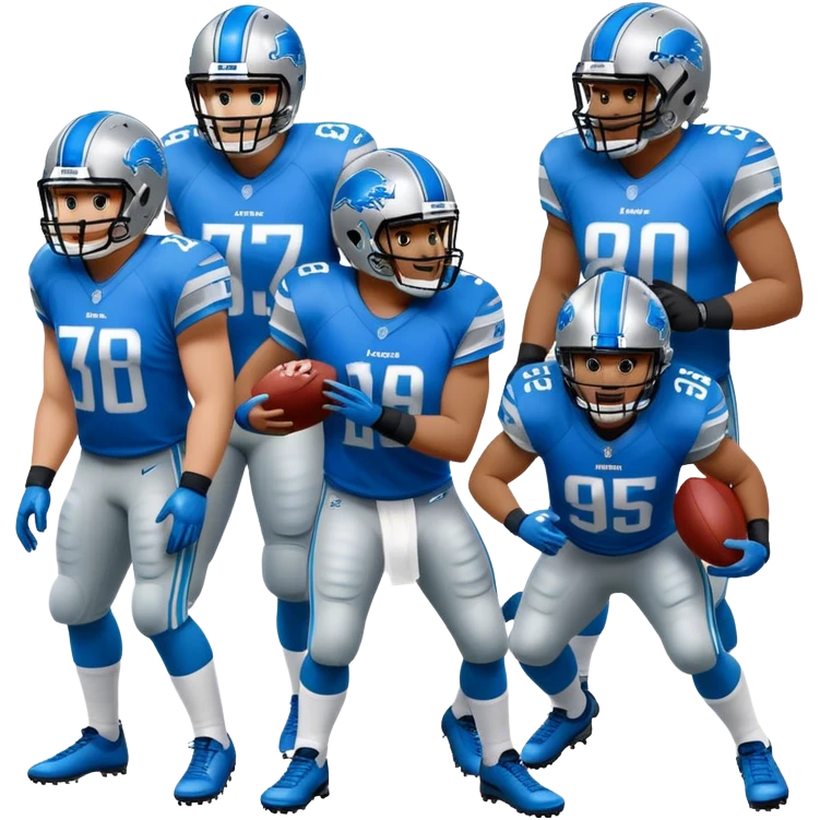 Detroit Lions emoji