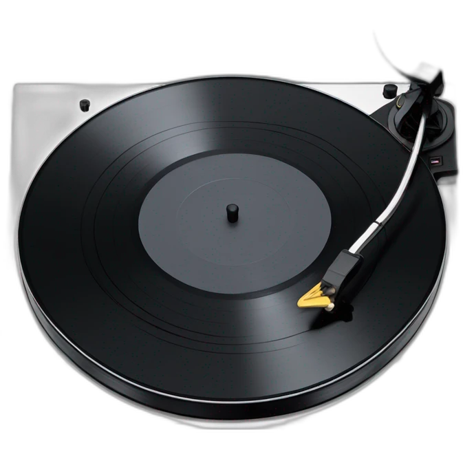Vinyle de hip hop sur une platine SL 1200 MK2 emoji
