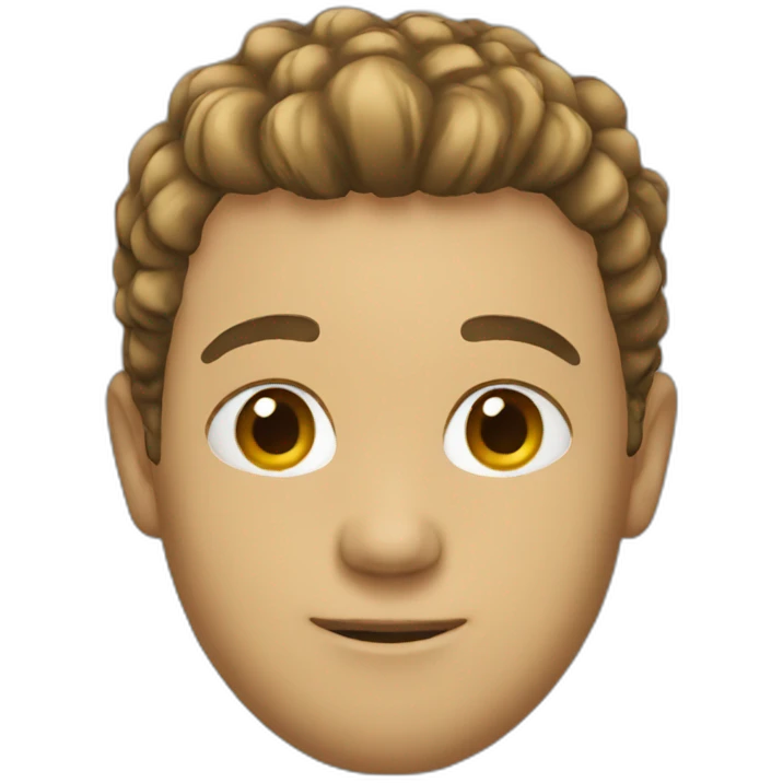Pop head emoji