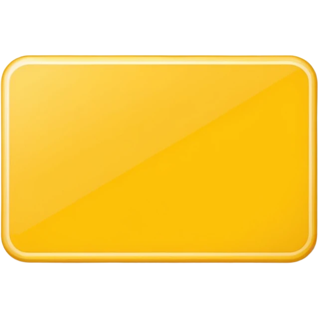 yellow flat card emoji