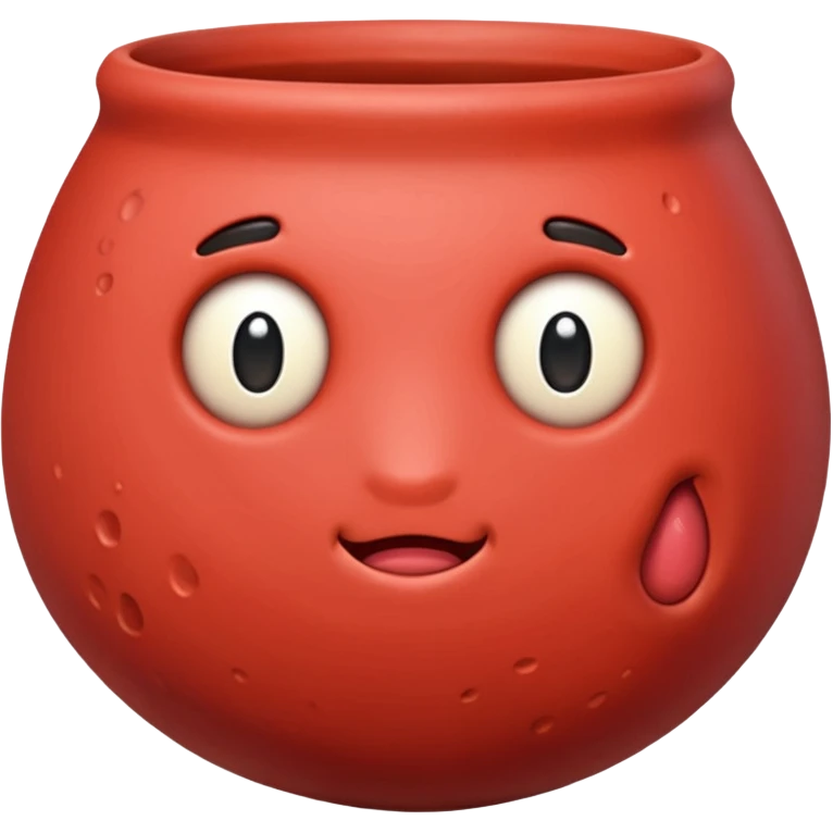 red lump in vessel emoji