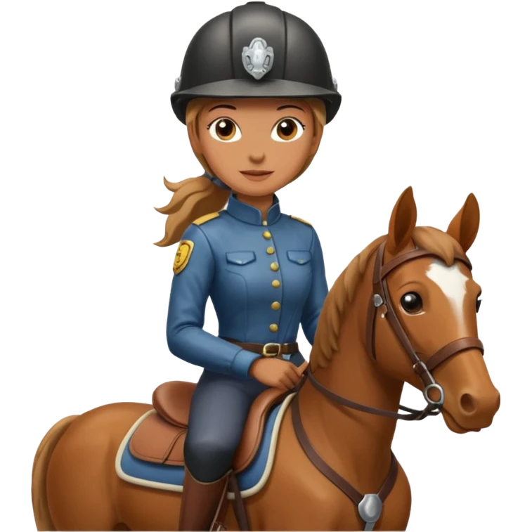 LAdy on horse emoji